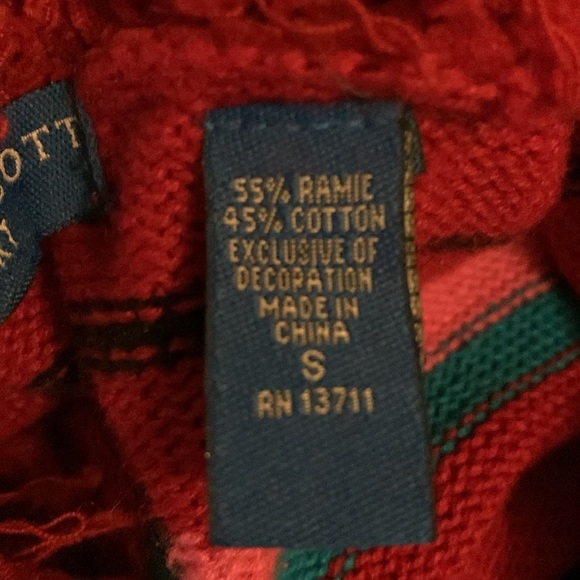 Karen Scott, Small Zip Up Long Sleeve Christmas Sweater - Picture 9 of 10